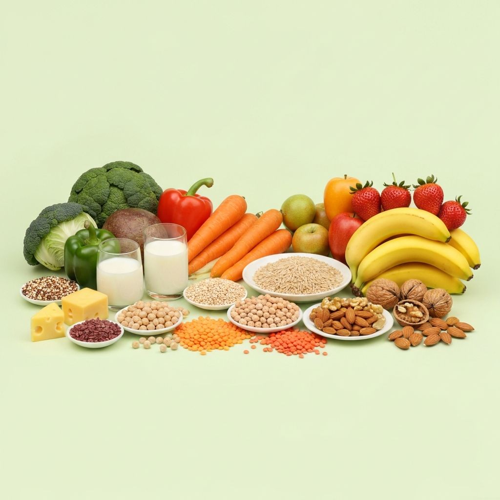 Különböző élelmiszercsoportok